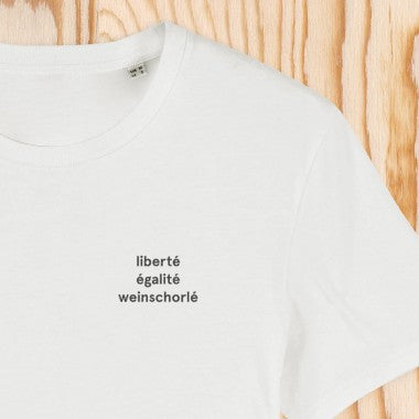 liberté égalité weinschorlé Unisex-Shirt