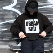Urban Shit Hoody schwarz